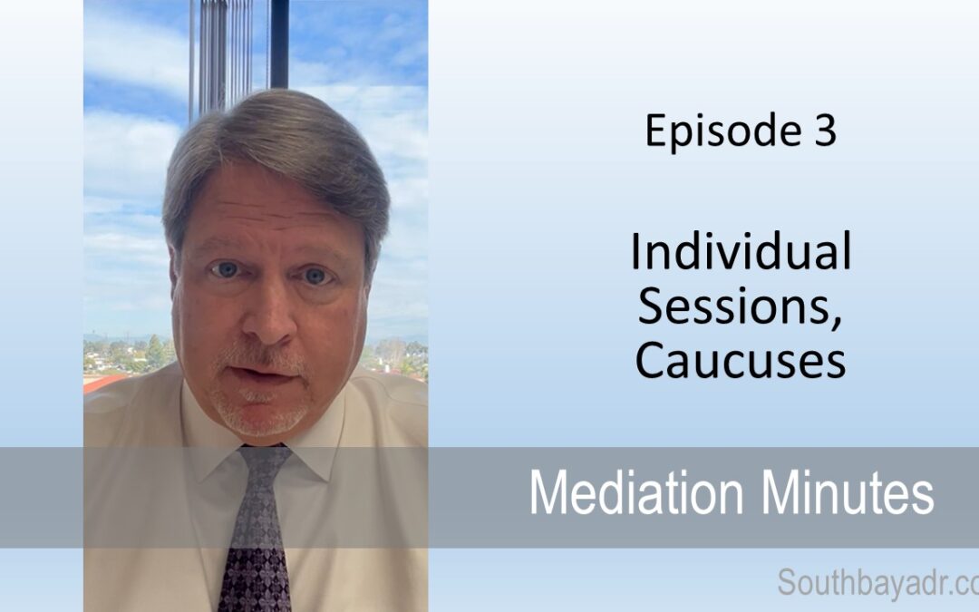 You Tube Channel: Mediation Minutes Episode 3